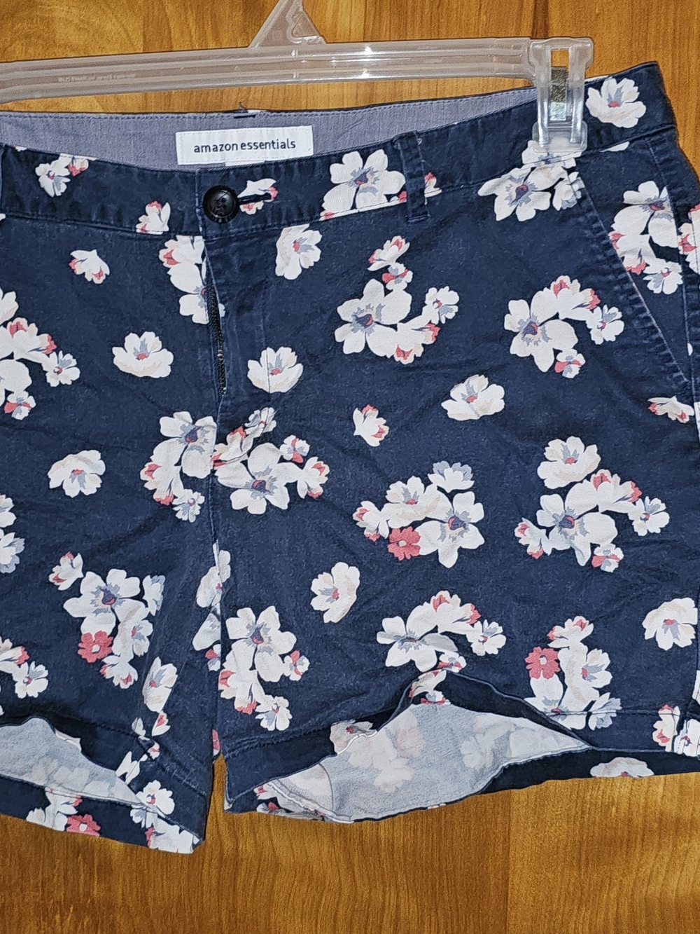 Amazon Essentials Navy Floral Print Women's Shorts
